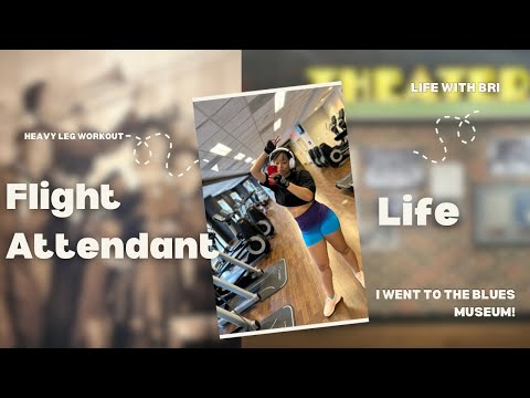 Flight Attendant Life!//Life With Bri//Blues Museum