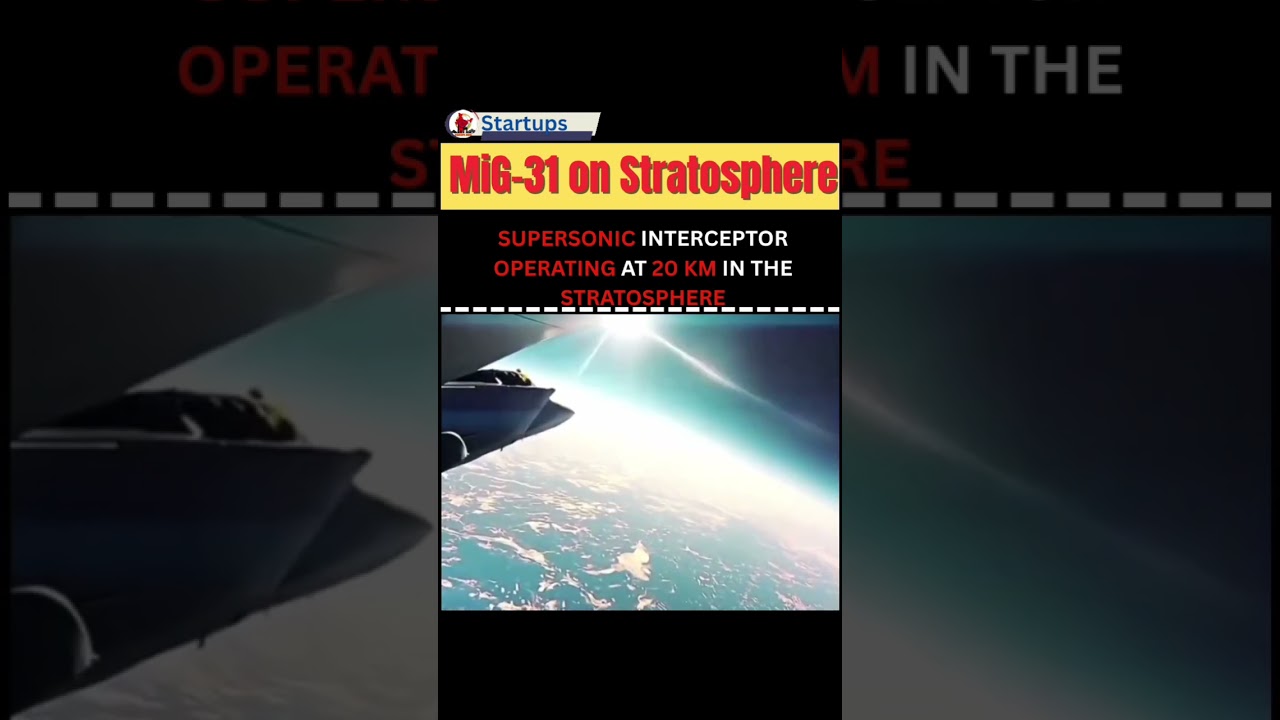 MiG-31 at 20km Altitude! 🚀 Russia’s Stratosphere Beast. 