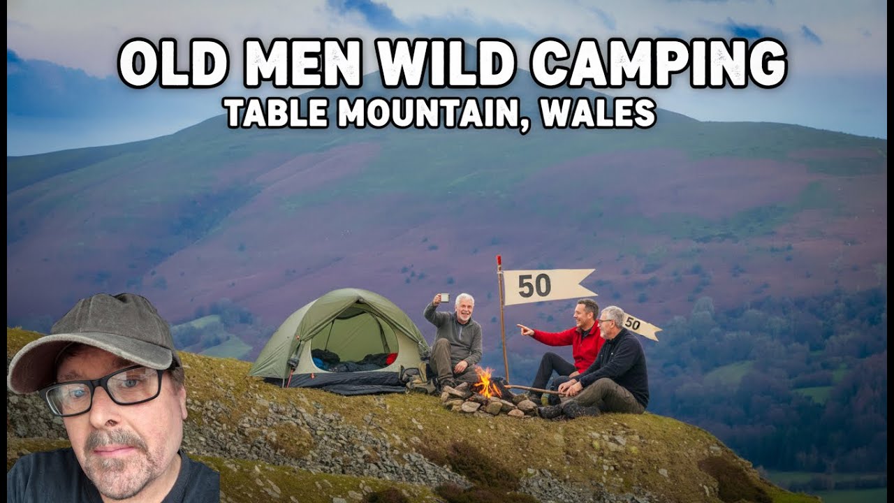 Празднование 50-летия в валлийской горе - вечеринка в диком кемпинге Хиллфорт