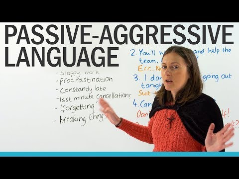 Passive-Aggressive Language