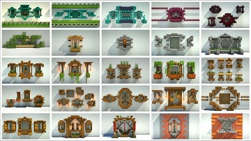 60 Windows Design Ideas in MINECRAFT  | How to Make Better Windows