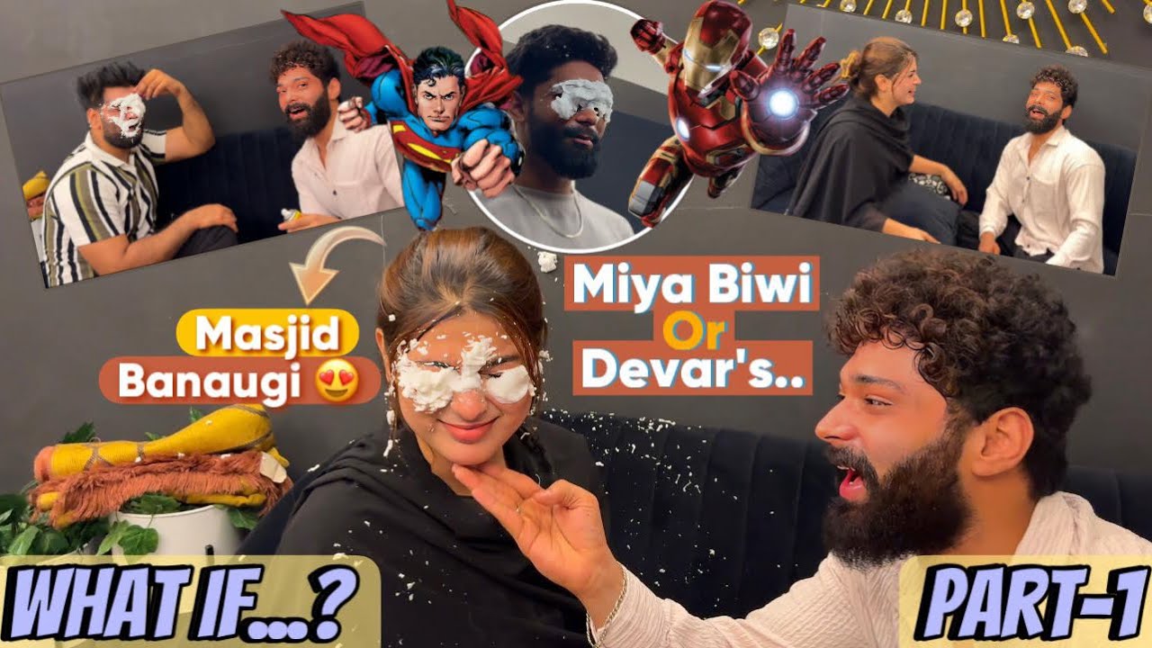 Miya Biwi Or Devar Ki Jodi 😍| What If 🤔 Challenge | Zeeshan Fas Gaya  | Zeeshan & Abresh