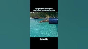 buaya nyasar dalam kolam renang terdapat banyak orang #alurceritafilm