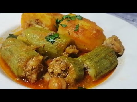 دولمة بطاطا و القرعة طبق تقليدي جزائري