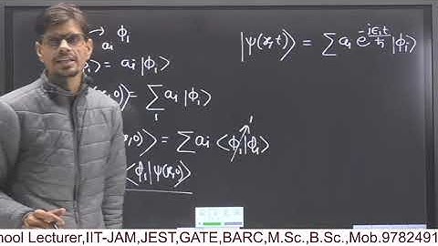 quantum mechanics l lecture-11 l csir net physics l iit-jam physics