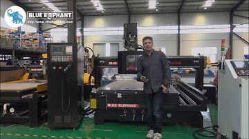 Canadian customer visiting BLUE ELEPHANT for 1530 carousel type auto tool changer cnc router