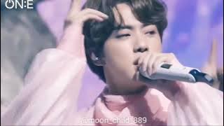 BTS- Moon (Jin) performance video with lyrics.