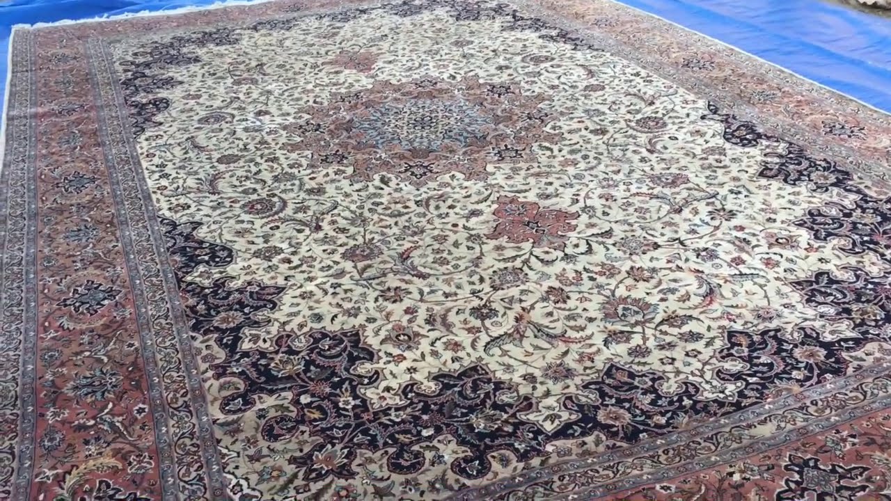 12x19 Handmade Hand-Knotted Pakistani Rug with Persian Design Video - Jewel Rugs
