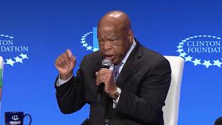 Congressman John Lewis tells student leaders to "never give up" at CGI U 2016