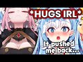 Kobo&#39;s Reaction To Hugging Calli IRL is Hilarious