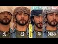 How to tie 4 types shemagh turban  shemagh style tutorials  majid shah