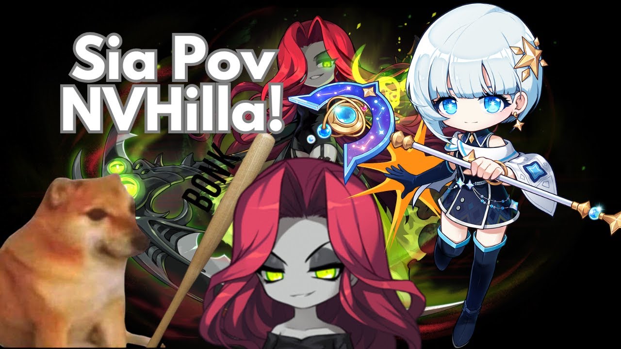 MapleStory M - Sia POV Normal Versus Hilla Clear!