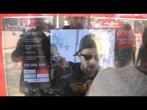 Interactive Rayban shop window