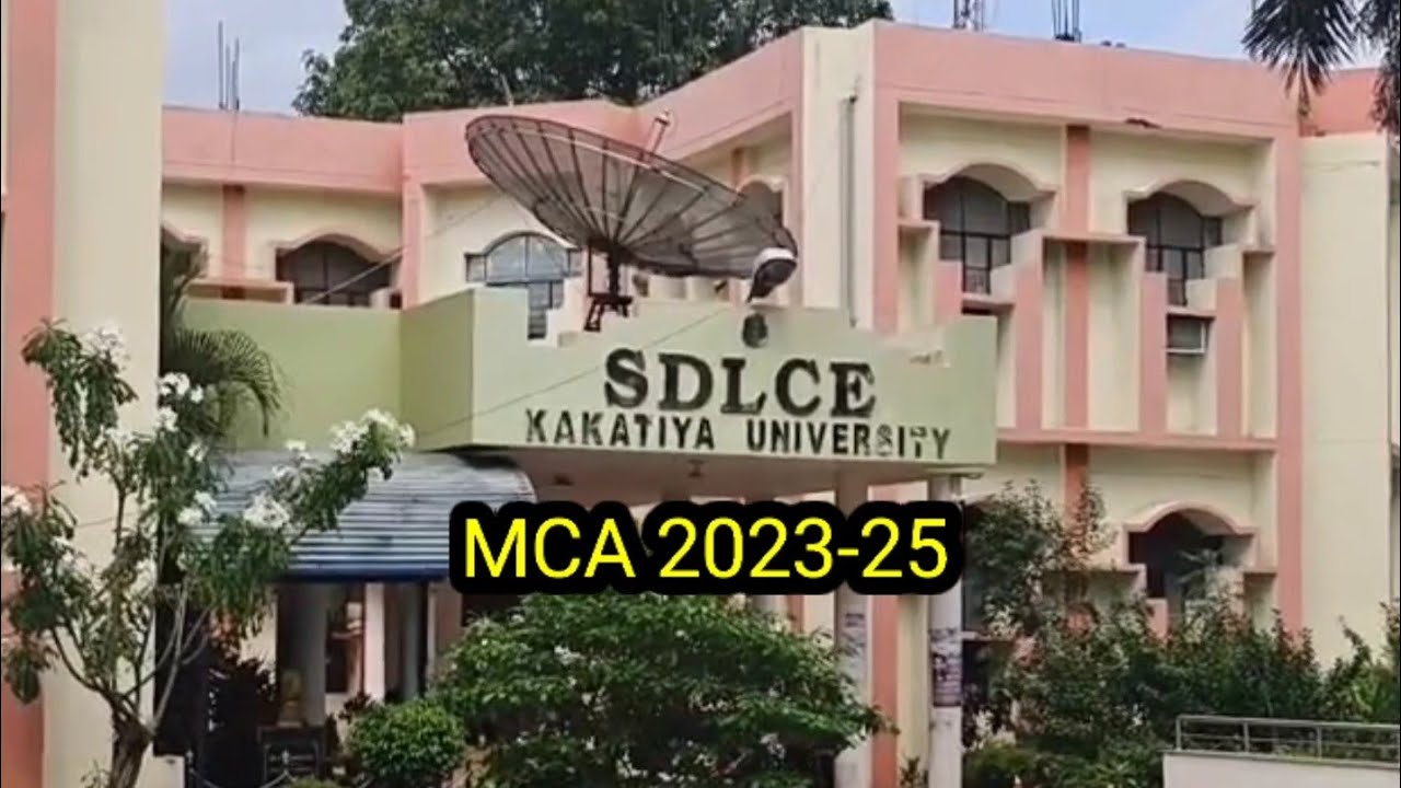 MCA 2023-25 Batch Kakatiya University School Of Learning.Kakatiya University, Warangal