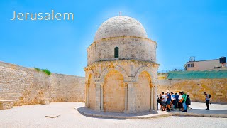 Jerusalem. Jesus ascended into heaven from here. Chapel of the Ascension.