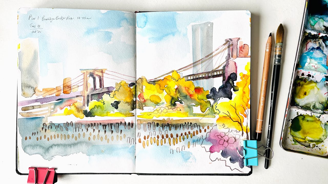 Brooklyn Sketchbook Tour Urban Sketching Inspiration YouTube