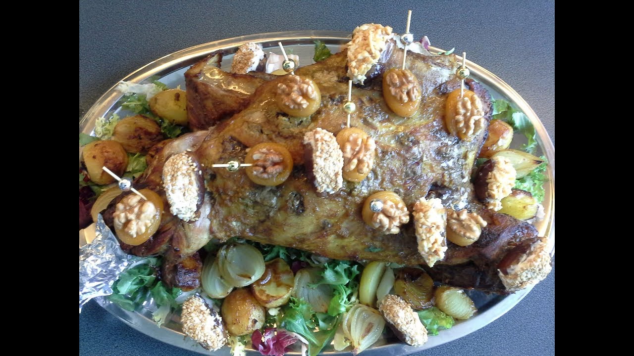 اسهل طريقة تحضير كتف الخروف المحمر وبتقديم مميز 💓شهيوات عيد الاضحي