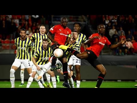 Rennes - Fenerbahçe (2-2) Maç Özeti | UEFA Avrupa Ligi