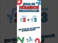 ¿Se Pueden Sumar Números Irracionales? 📘 ¡Descúbrelo!