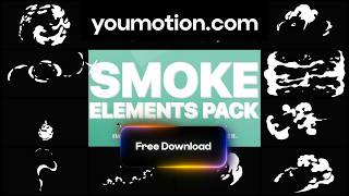 Hand Drawn Smoke - Free Cartoon Smoke Elements (Ae, Pr, Dr)
