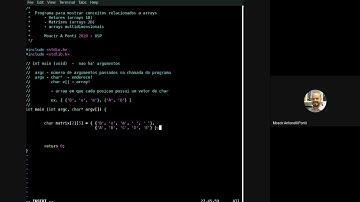 ICC 12 (parte 1) - Arrays (4) Uso de argc e argv da funcao main(): array de strings