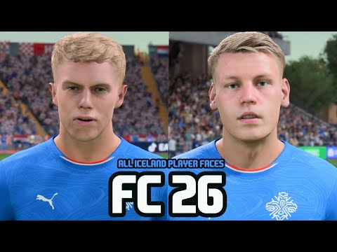FC 26 | All Iceland Players with Real Faces