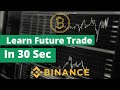 How To Trade In Future - Binance Tutorial