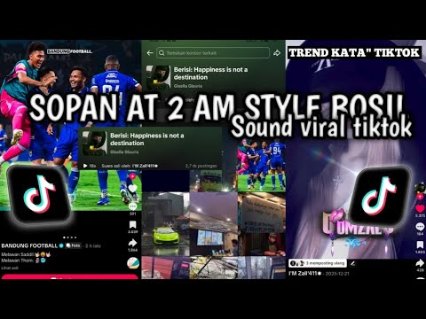 SOPAN AT 2 AM STYLE BOSIL | VIRAL TIKTOK TREND KATA\