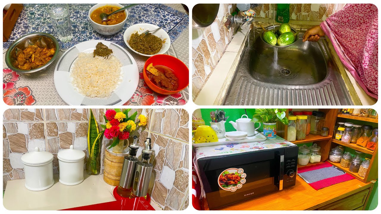 Eggplant Bhorta & Rice for Lunch 🍆🍚 | Silent Cooking & Eating Vlog