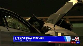 El Paso police identify victims in fatal I-10 two-vehicle collision