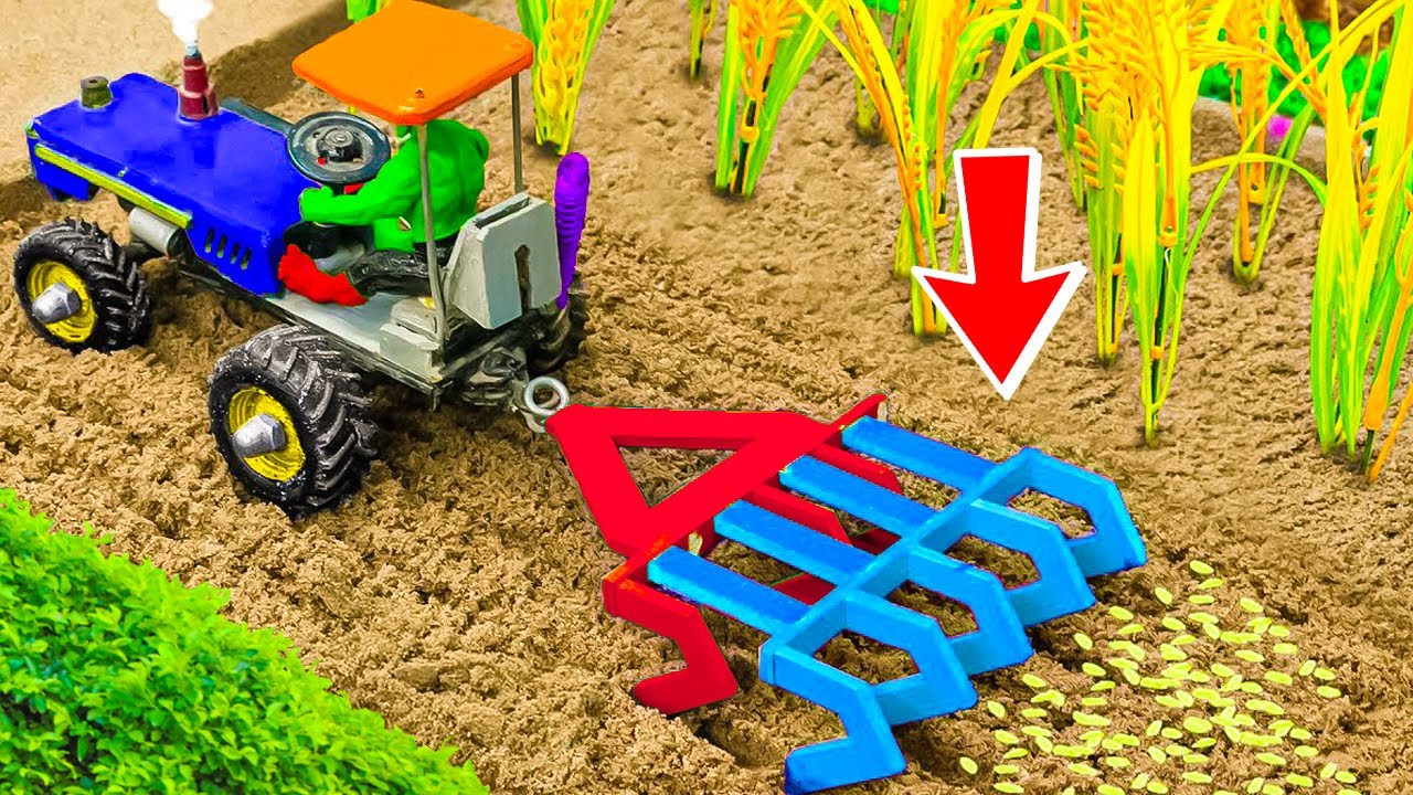 Mini Tractor For Rice Diy Mini Tractor for Rice Farming – Modern Agriculture Cultivator ...