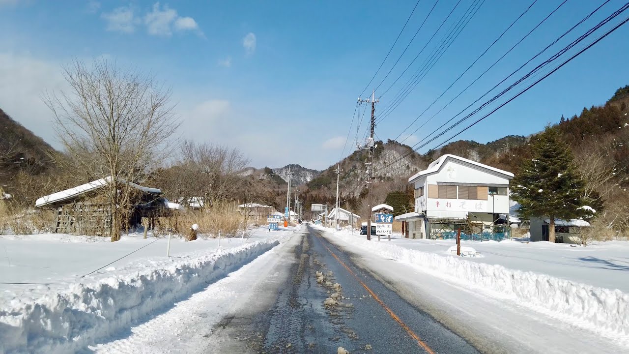 4K 栃木福島車載 2026.01.13 ❚ R121－雪深い会津西街道 日光鬼怒川から南会津  [4K60fps] [東北] From Nikko Kinugawa to Minamiaizu
