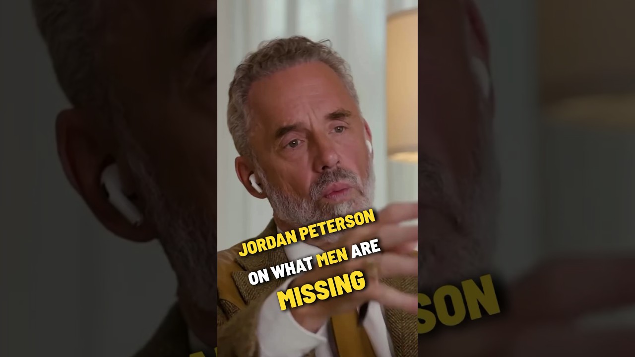 Jordan Peterson On What Men Are MISSING ⚔️ #jordanpeterson #jordanpetersonshorts #masculinity