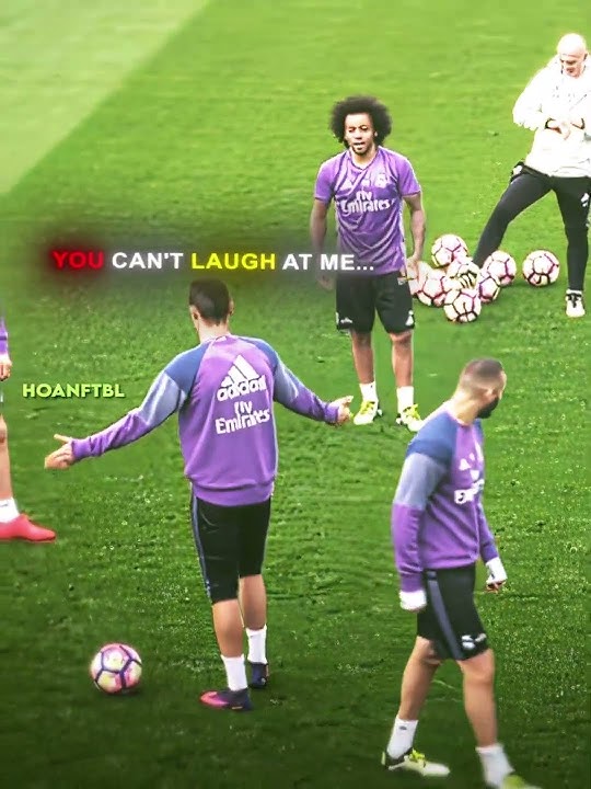 When Marcelo joke Ronaldo...and then 🥶