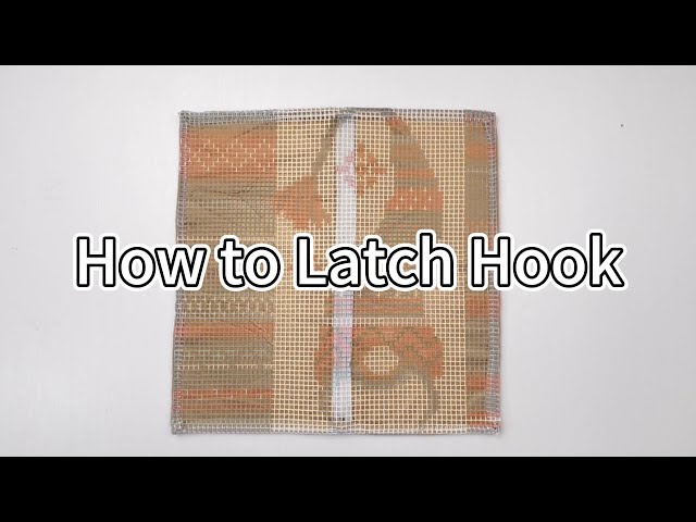 How to latch hook for beginners, Studio Koekoek
