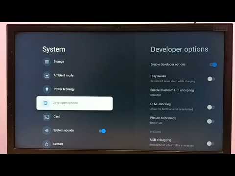 How to Enable / Disable Developer Options in OnePlus TV | Google TV Android TV | Smart TV