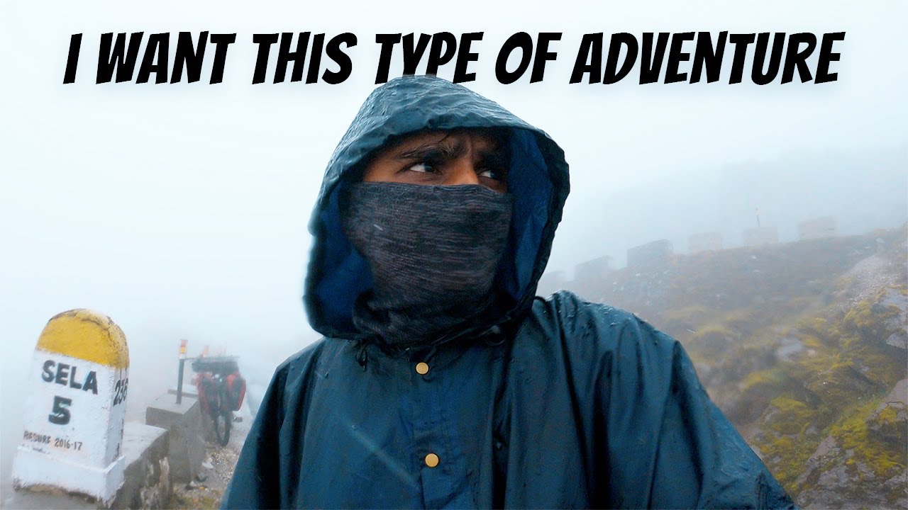 I climb to SELA PASS on a BICYCLE—13700 ft. ❄️🥶