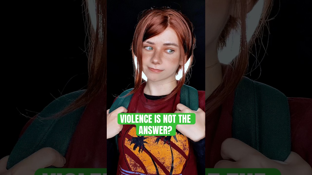 Violence is not the answer but… | Ellie Williams #cosplay | The Last of Us part 1 #elliewilliams