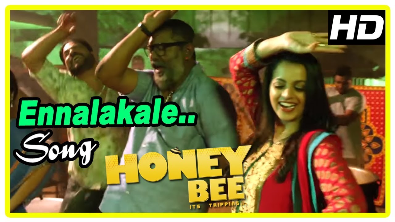 Honey Bee Latest Malayalam Movie Songs  Ennalakale Song  Asif Ali  Bhavana  Lal  Deepak Dev