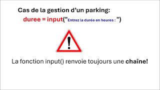 Les instructions de base en Python: la fonction input()