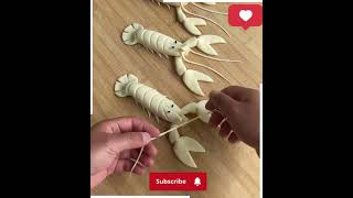 Satisfying dough Art and Craft for beginners to make fun in cooking#doughcrafts #5minutecrafts