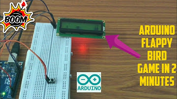 Make Arduino Flappy Bird Game in 2 Minutes With Code || Lcd game Arduino| Part 1