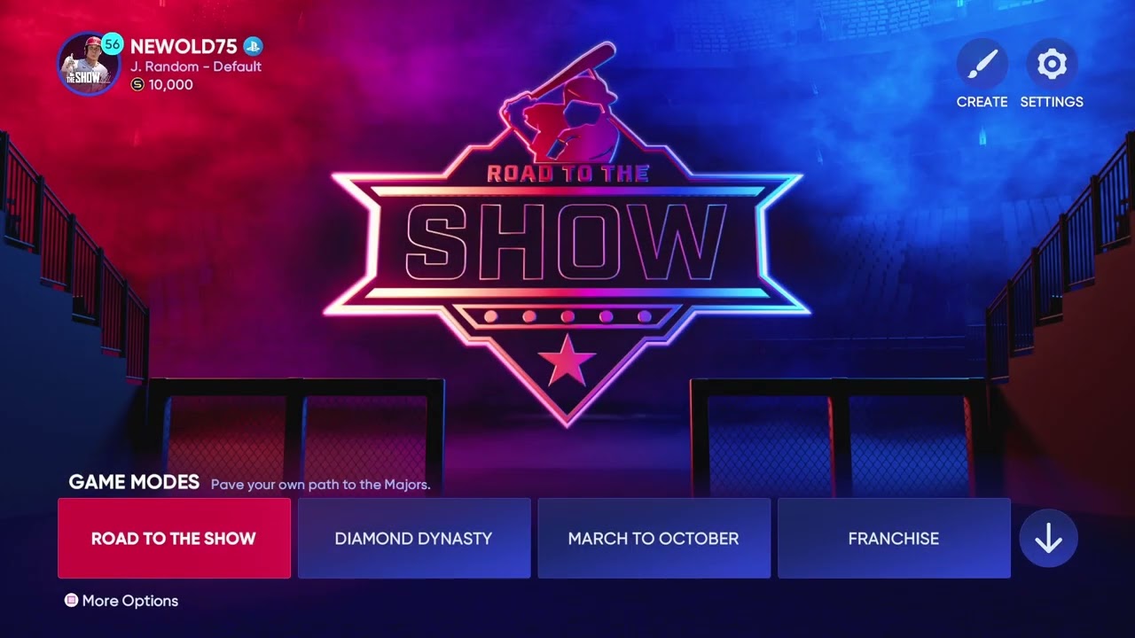 MLB The Show 22 PS4 Premiere Visual Review of Menu Options - Short Demo of Gameplay