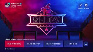 MLB The Show 22 PS4 Premiere Visual Review of Menu Options - Short Demo of Gameplay