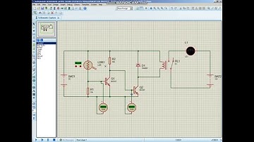 Rangkaian Lampu Taman Otomatis Menggunakan LDR - Proteus - Sensor