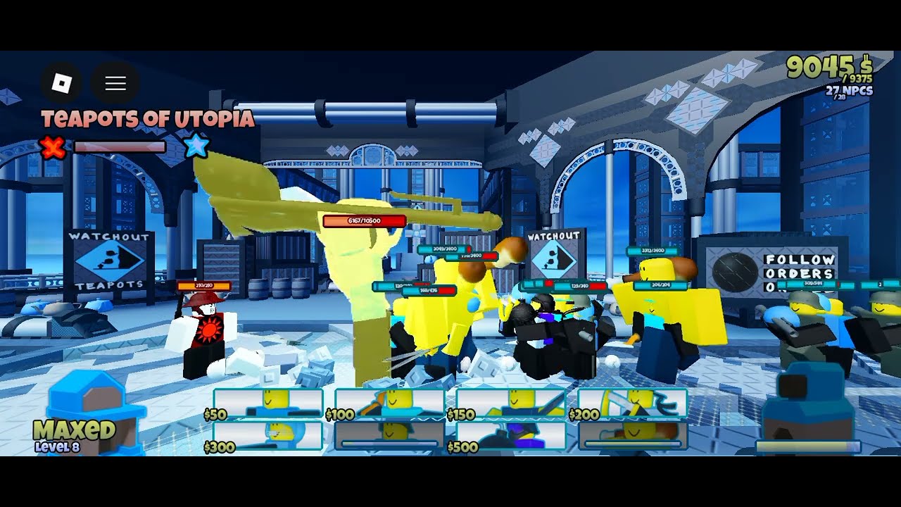 Chapter 4 - final boss of chapter 4 ( default loadout and default towers)