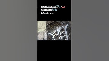 Head problem  #works #mecanical #mechanic