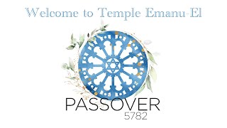 4-15-22 | Virtual Congregational Passover Seder