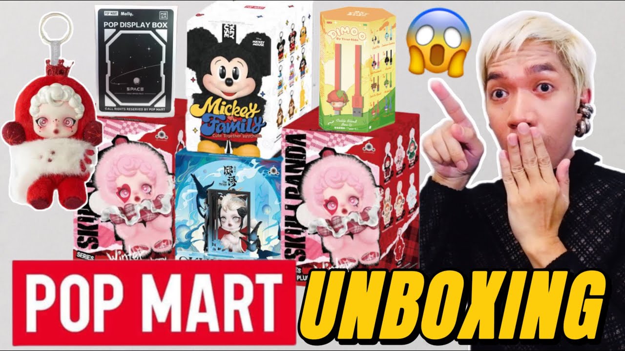 BONUS VLOG: POPMART UNBOXING SKULL PANDA WINTER SYMPHONY + MIRAGE