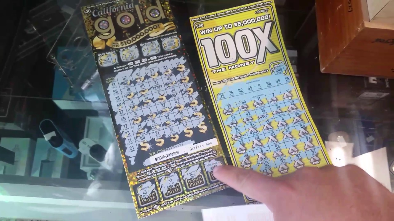 30 California Gold CA scratcher and 20 100X the money , Daily 3